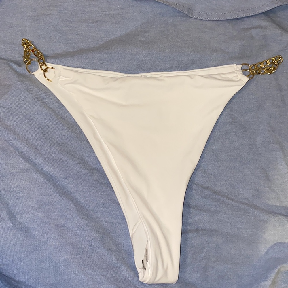 NWT Garage white bikini bottom